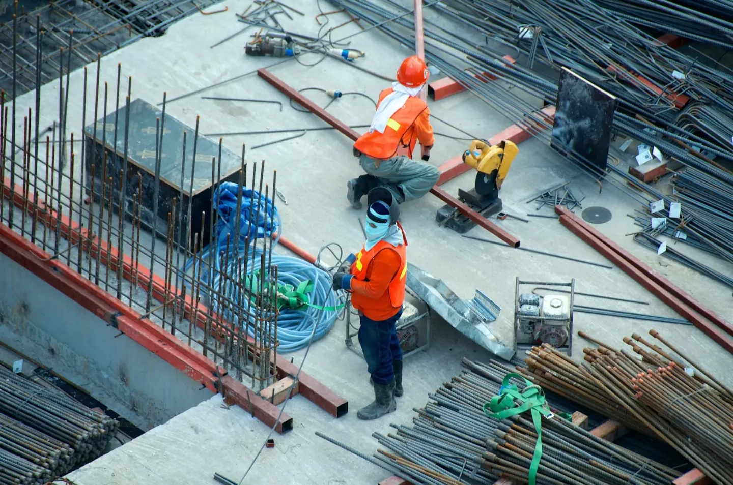 Building services and pipework